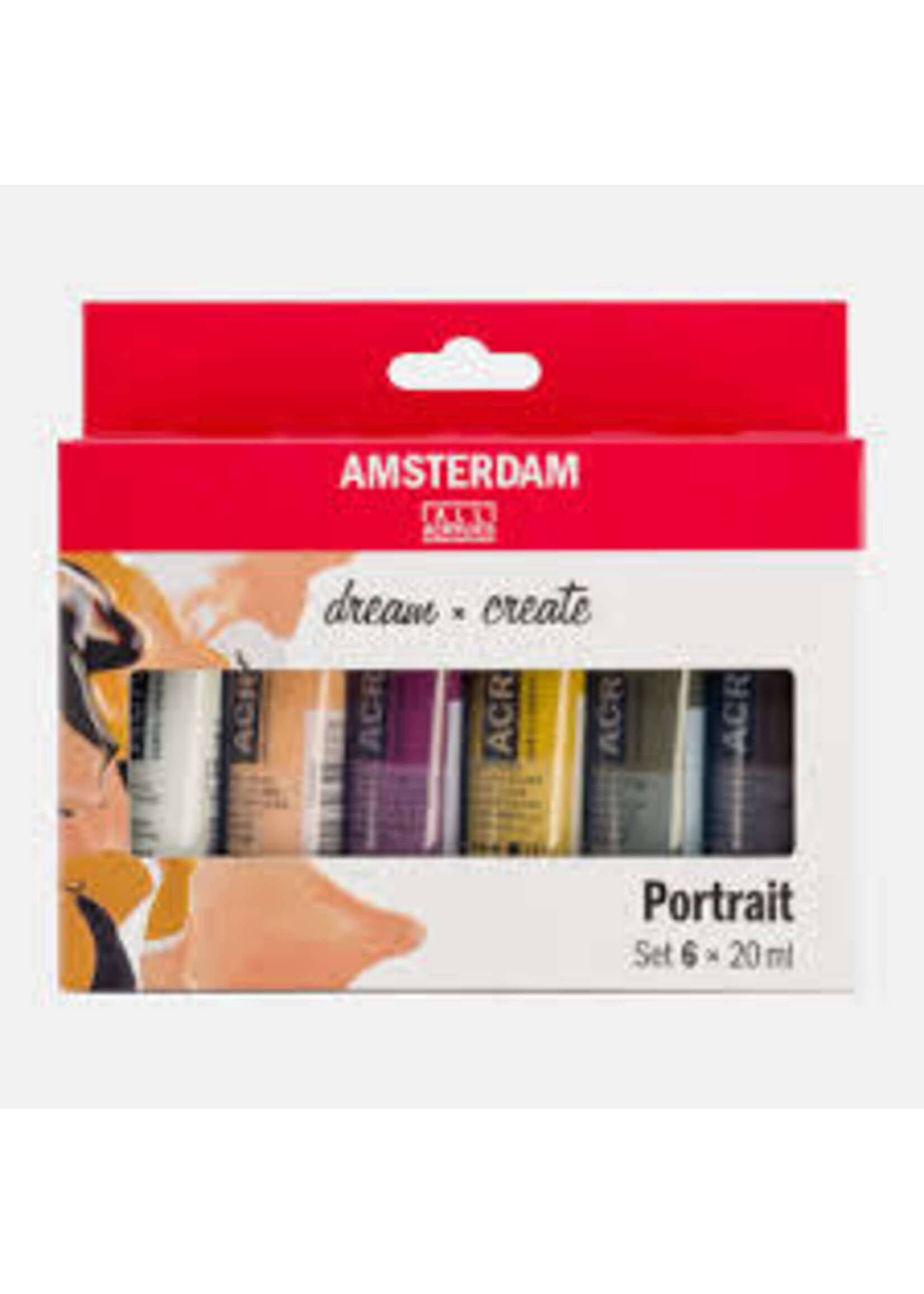 Talens Amsterdam Amsterdam Standard Series acrylverf portret set | 6 × 20 ml 