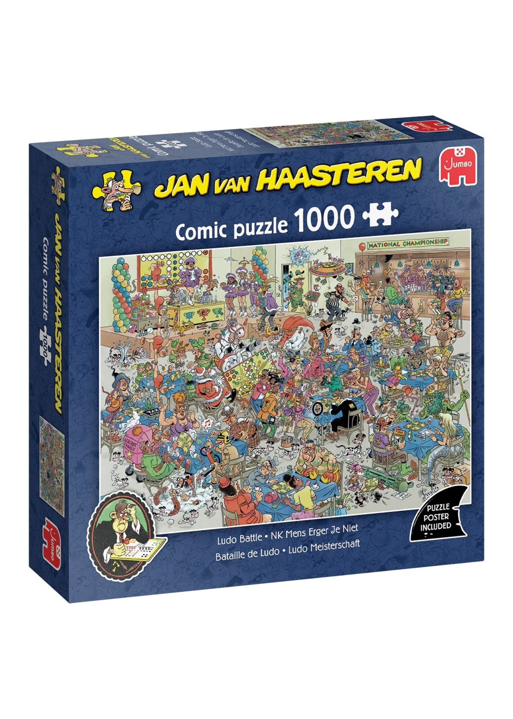 Jumbo Jan van Haasteren - NK Mens Erger Je Niet  (1000 stukjes)