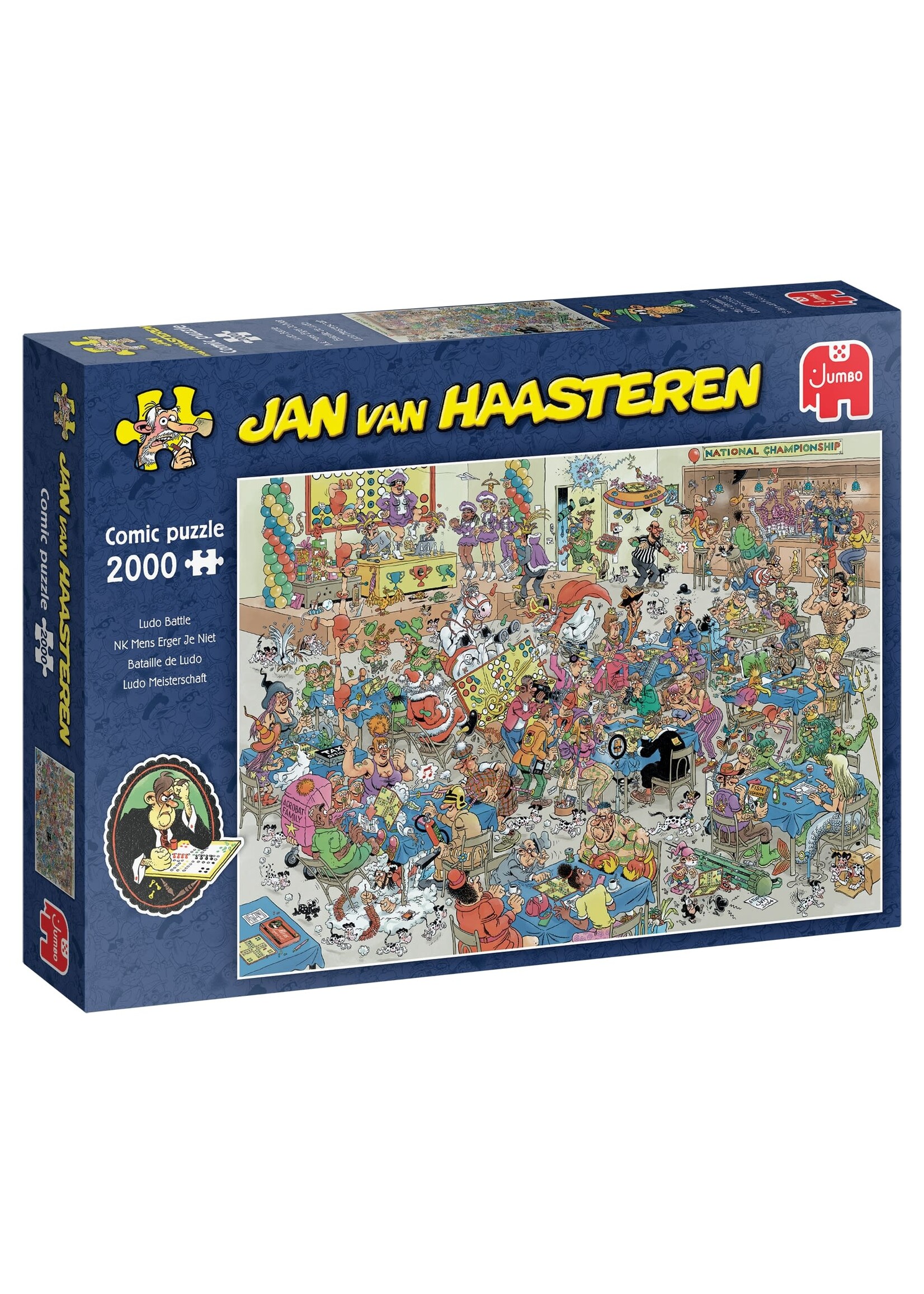 Jumbo Jan van Haasteren - NK Mens Erger Je Niet (2000 stukjes)