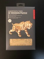 Kikkerland Kikkerland - houten 3D puzzel - Sabeltand Tijger