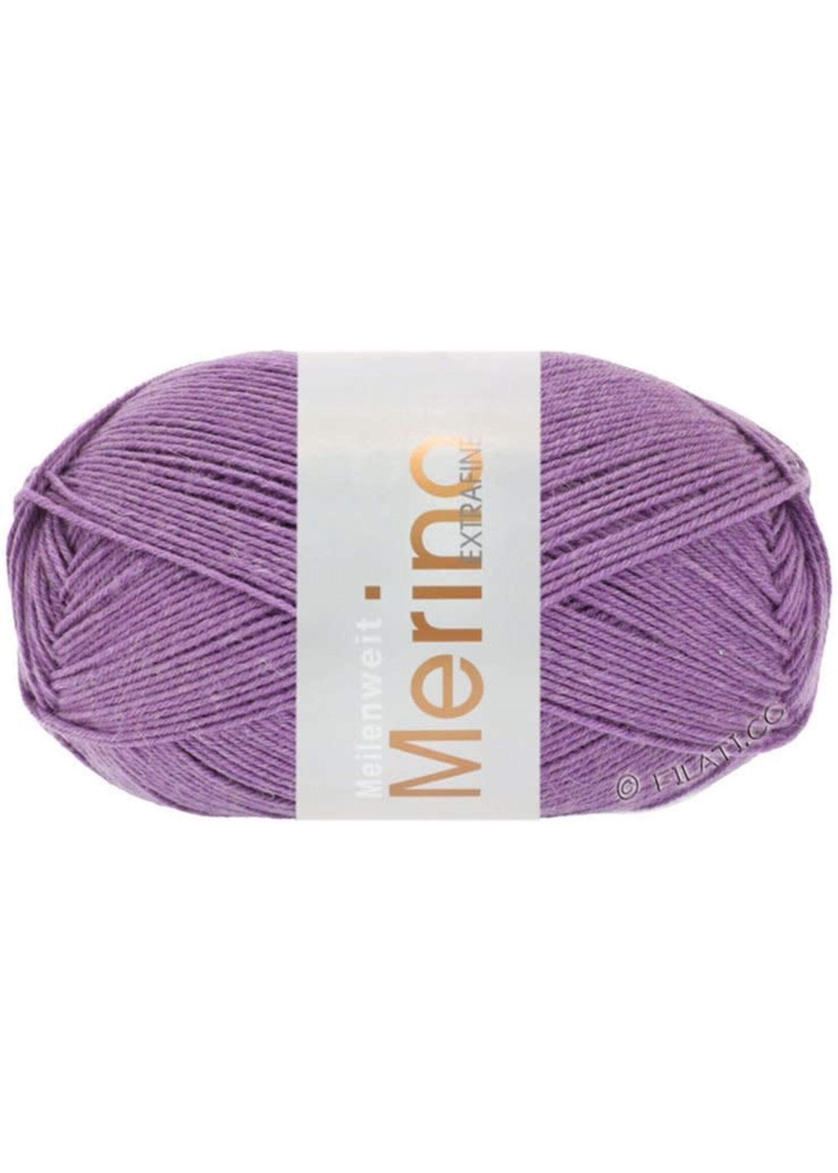Lana Grossa Lana Grossa Meilenweit Merino Extra Fijn 100gr 2437 Donkere Fuchsia