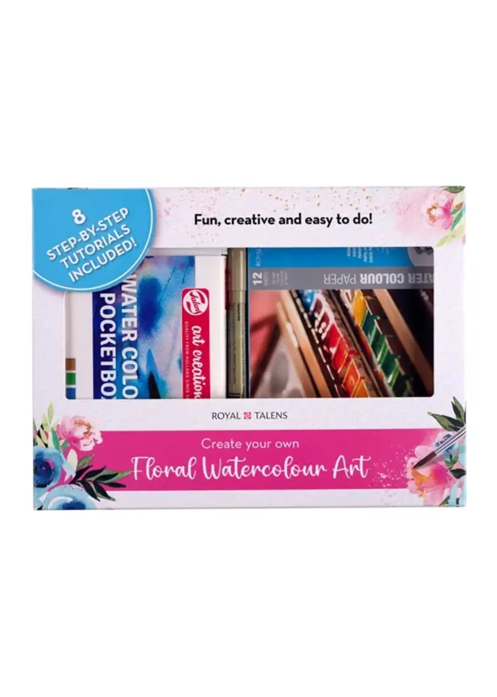 Royal Talens Floral Watercolour Set
