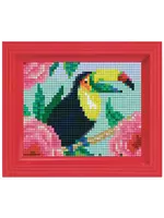 Pixel Geschenkverpakking met 30 pixelmatjes - Toekan