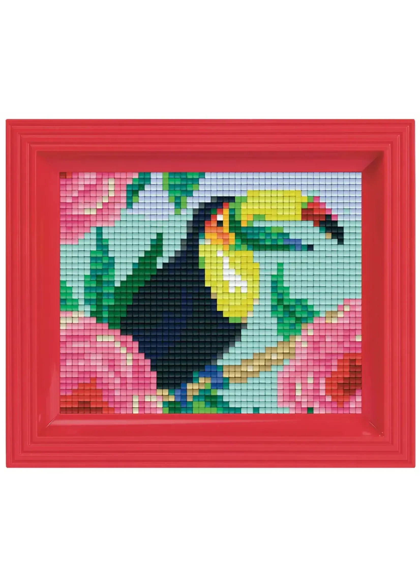 Pixel Geschenkverpakking met 30 pixelmatjes - Toekan