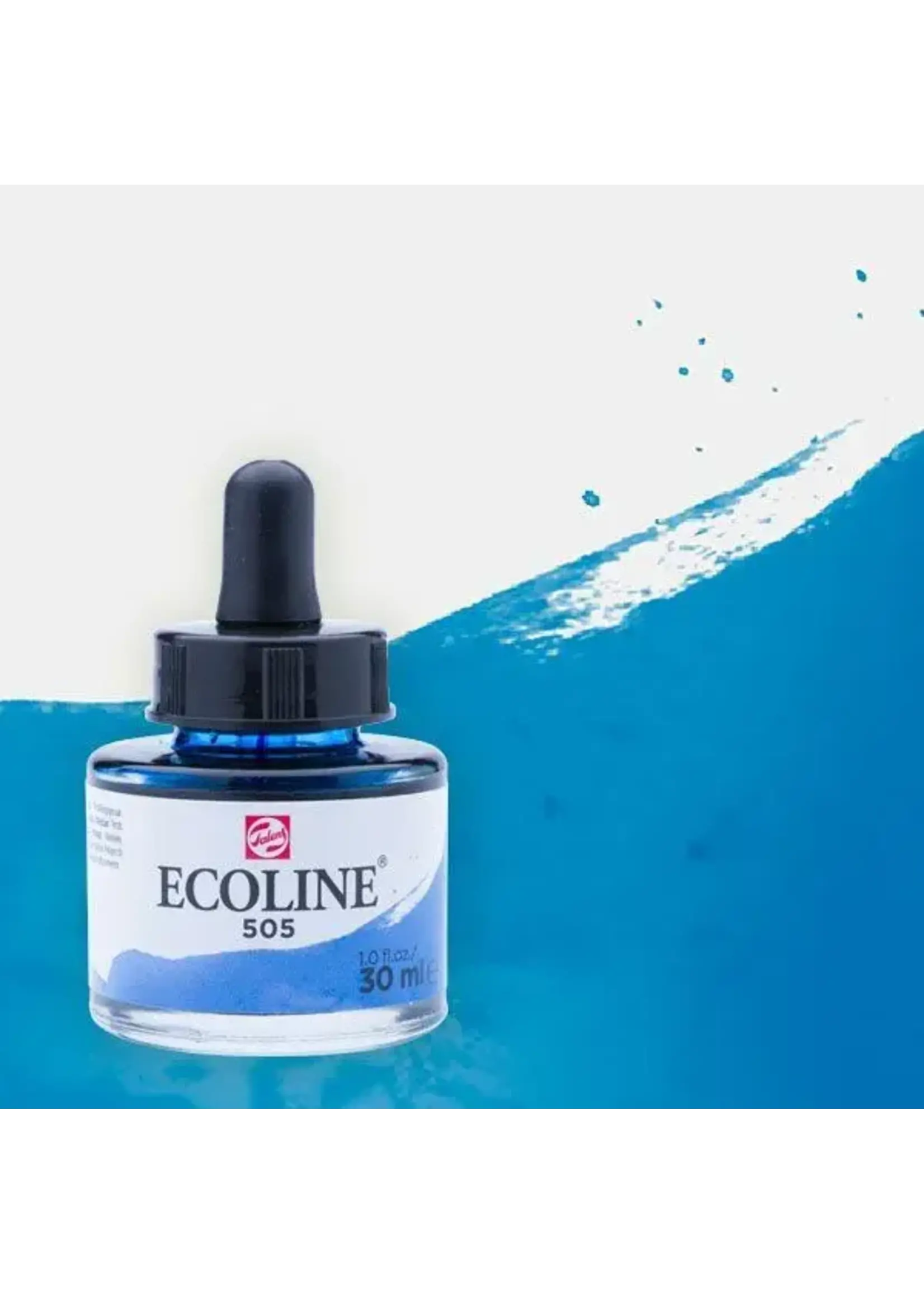 ECOLINE Ecoline Vloeibare Waterverf Fles 30 ml Ultramarijn Licht 505
