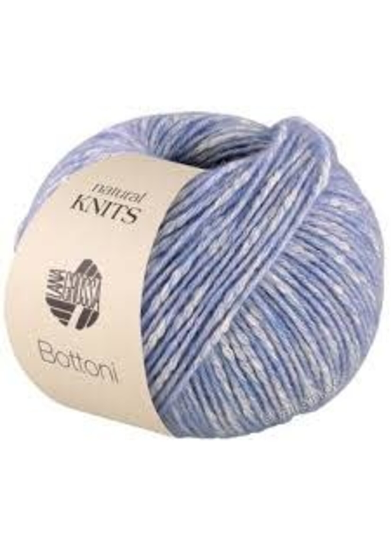 Lana Grossa Lana Grossa - Natural Knits - Bottoni - 50 gram 125m - Grijsblauw / Wit (008)