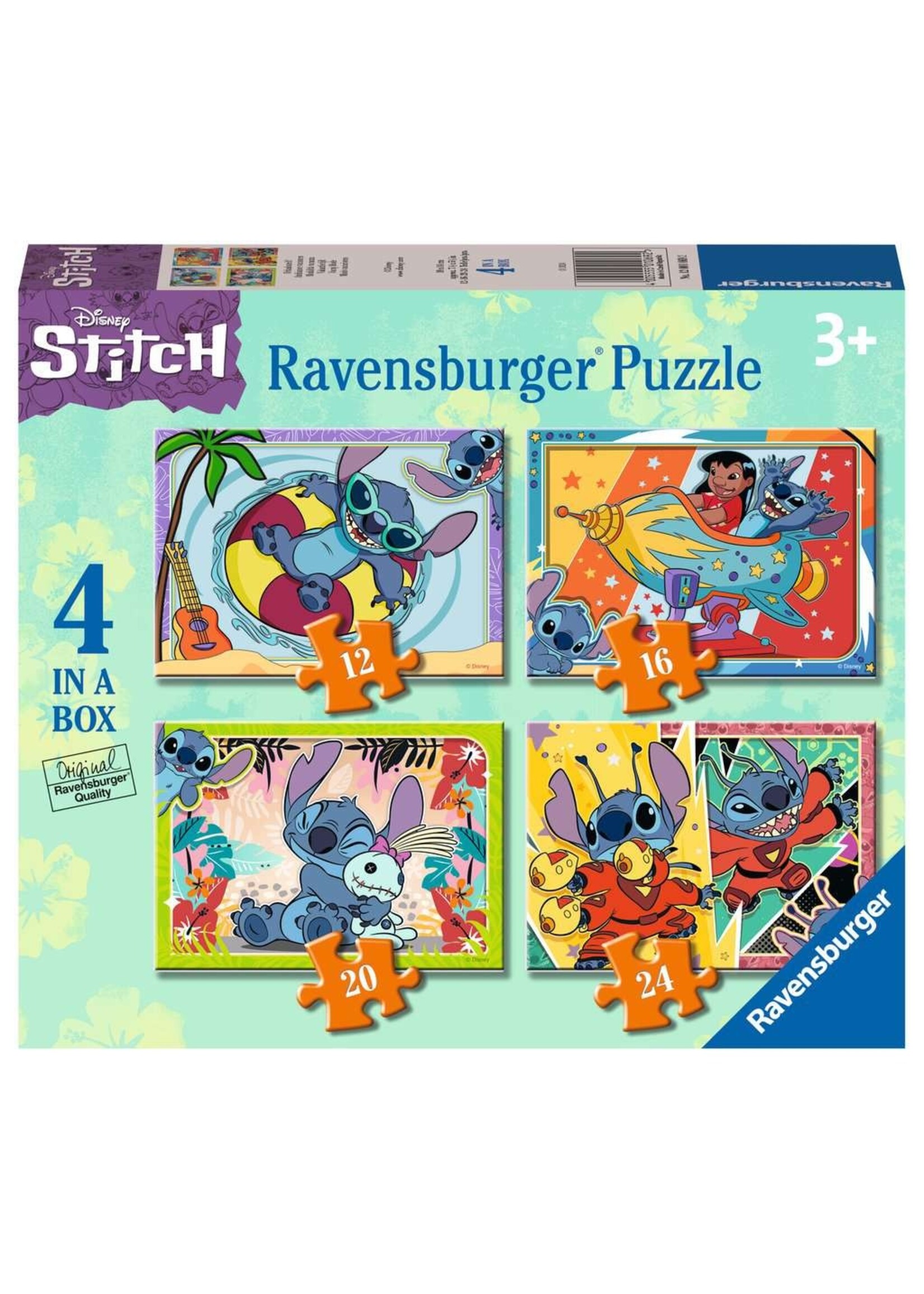Ravensburger Ravensburger - Disney Stitch (12 + 16 + 20 + 24)