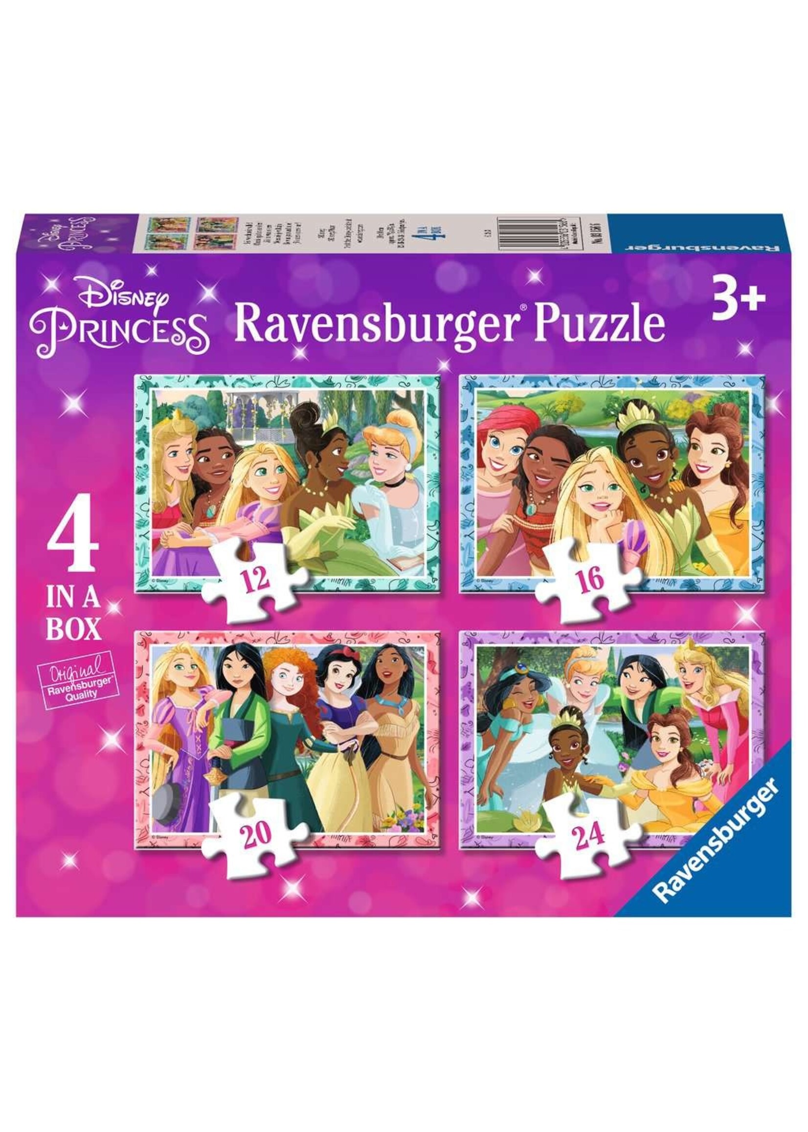 Ravensburger Ravensburger - Disney Princess Wees Wie Je Wilt Zijn! (12 + 16 + 20 + 24)