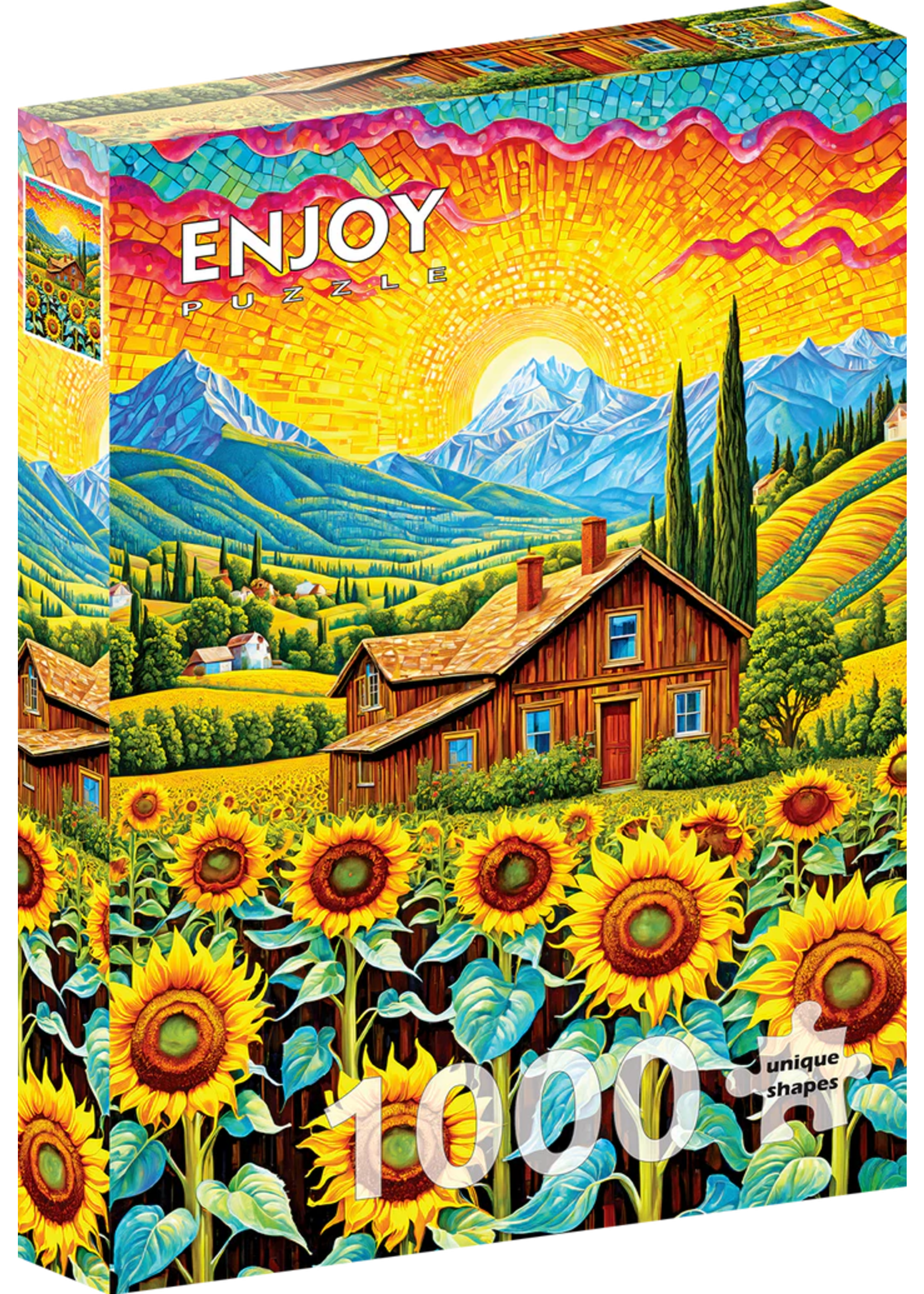 Enjoy Puzzle Enjoy - Sunflower House (1000 stukjes)