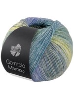 Lana Grossa Lana Grossa - Gomitolo Mambo - 100 gram - 2038 Blauw groen melange