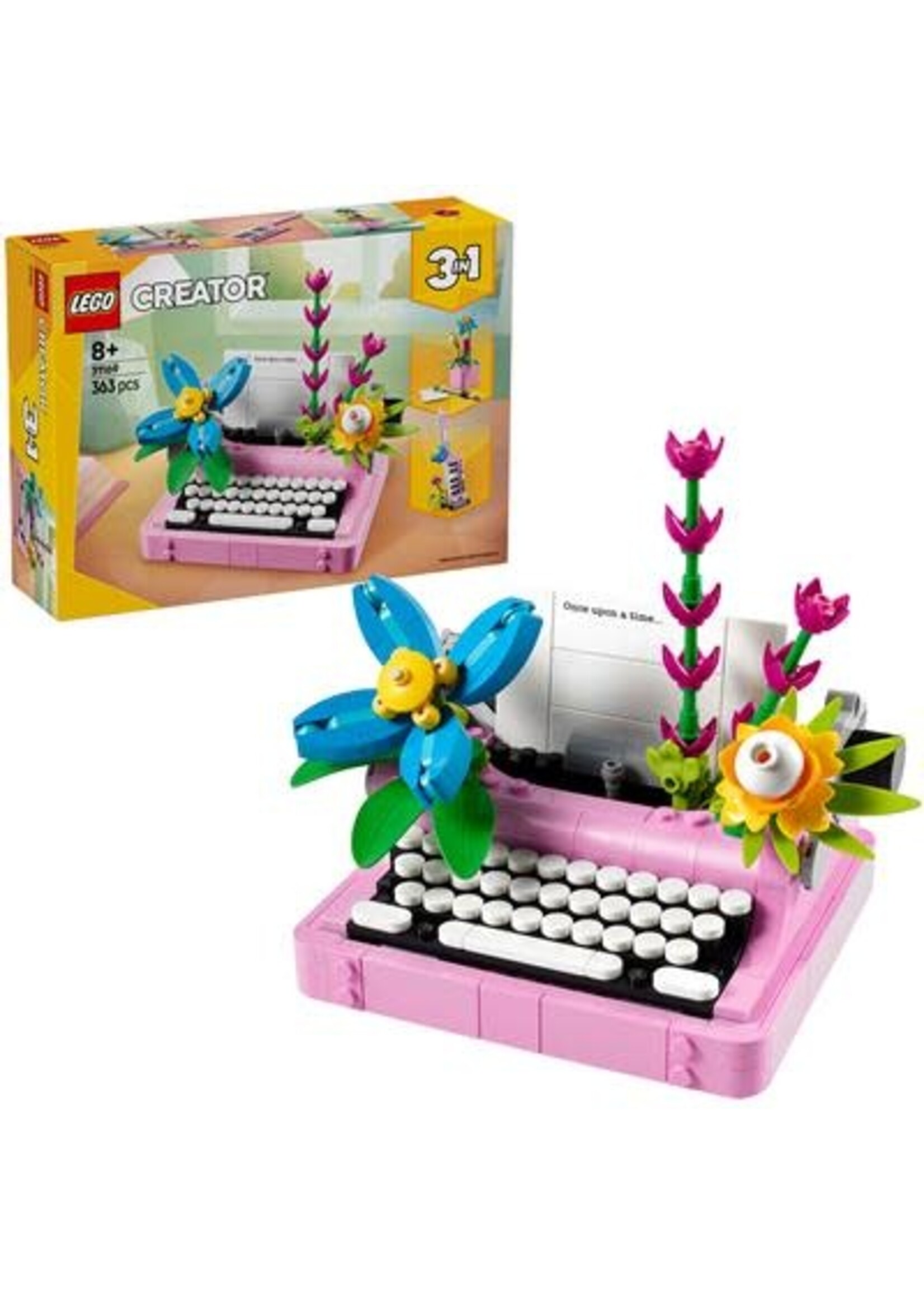 Lego Lego 31169 Creator Typemachine Met Bloemen