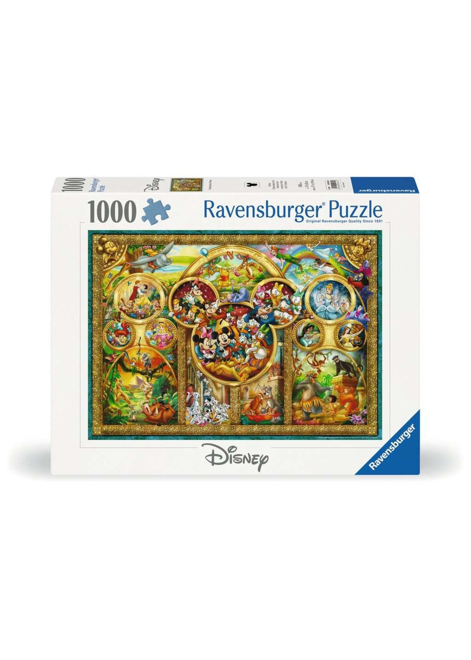 Ravensburger Ravensburger Puzzel De mooiste Disney thema’s (1000 Stukjes)