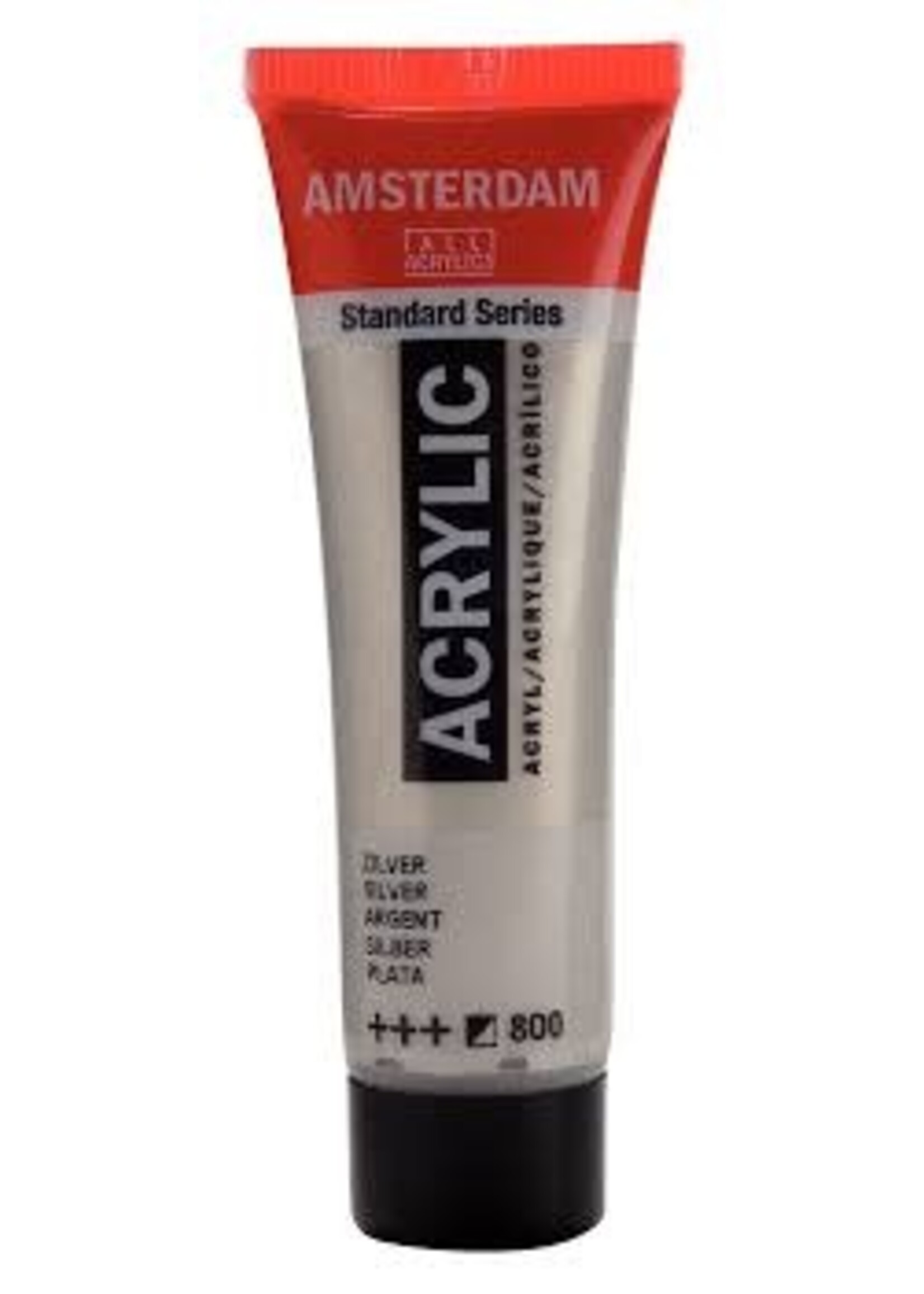 Talens Amsterdam Amsterdam Standard Series Acrylverf Tube 20 ml Zilver 800