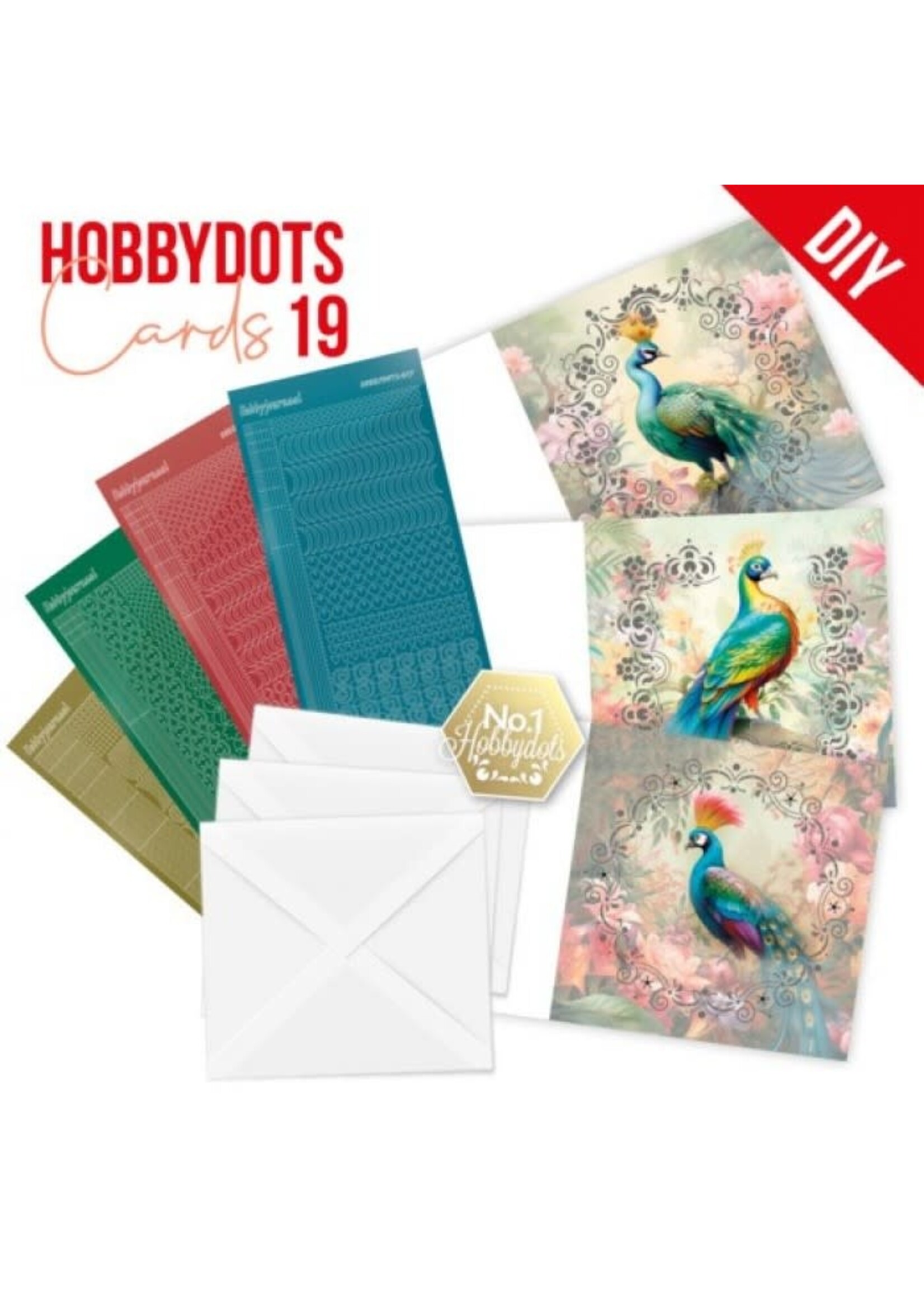 Amy Design Dot and Do Cards 19 - Peacock