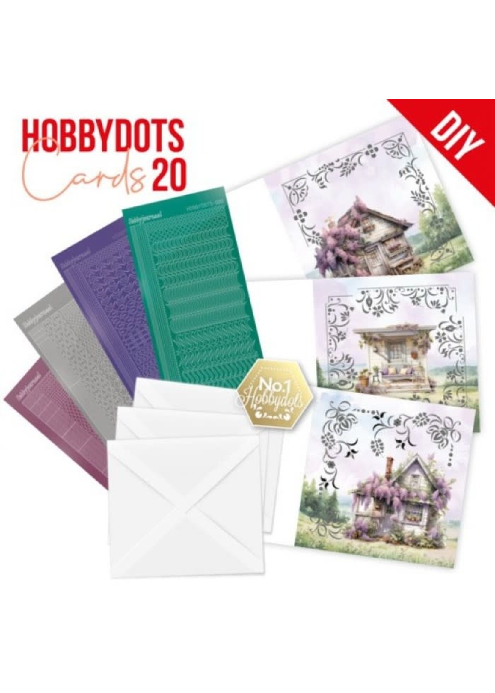 Amy Design Dot and Do Cards 20 - Lilacs