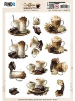 Find it Trading 3D Push out Sheet - Berries Beauties - Coffee Moments - Cacao