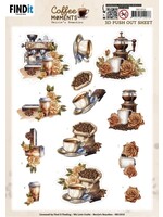find it 3D Push out Sheet - Berries Beauties - Coffee Moments - Coffee Machine