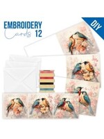 Amy Design Stitch and Do Cards 12 - Berries Beauties - Beautiful Birds