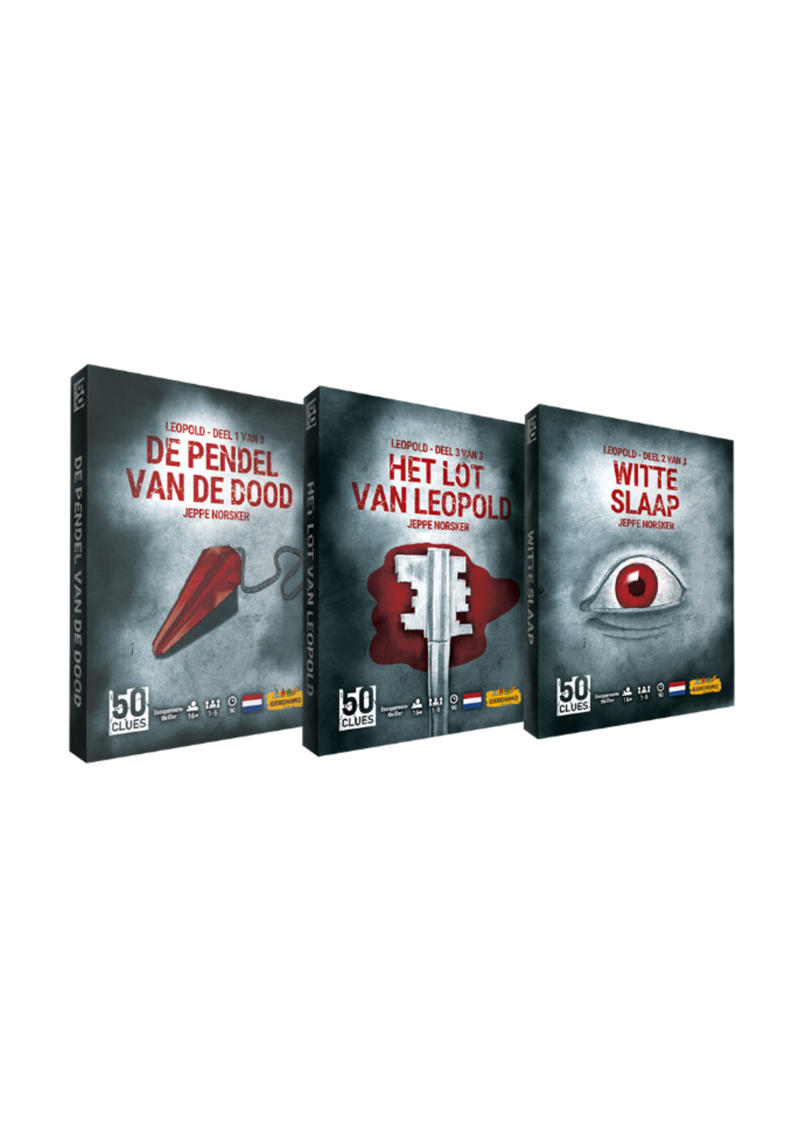 Geronimo 50 Clues bundel (deel 1,2,3)