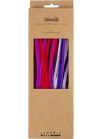 CChobby CC Chenilledraad Paars en Roze Harmonie 6mm x 30 cm 25 stuk