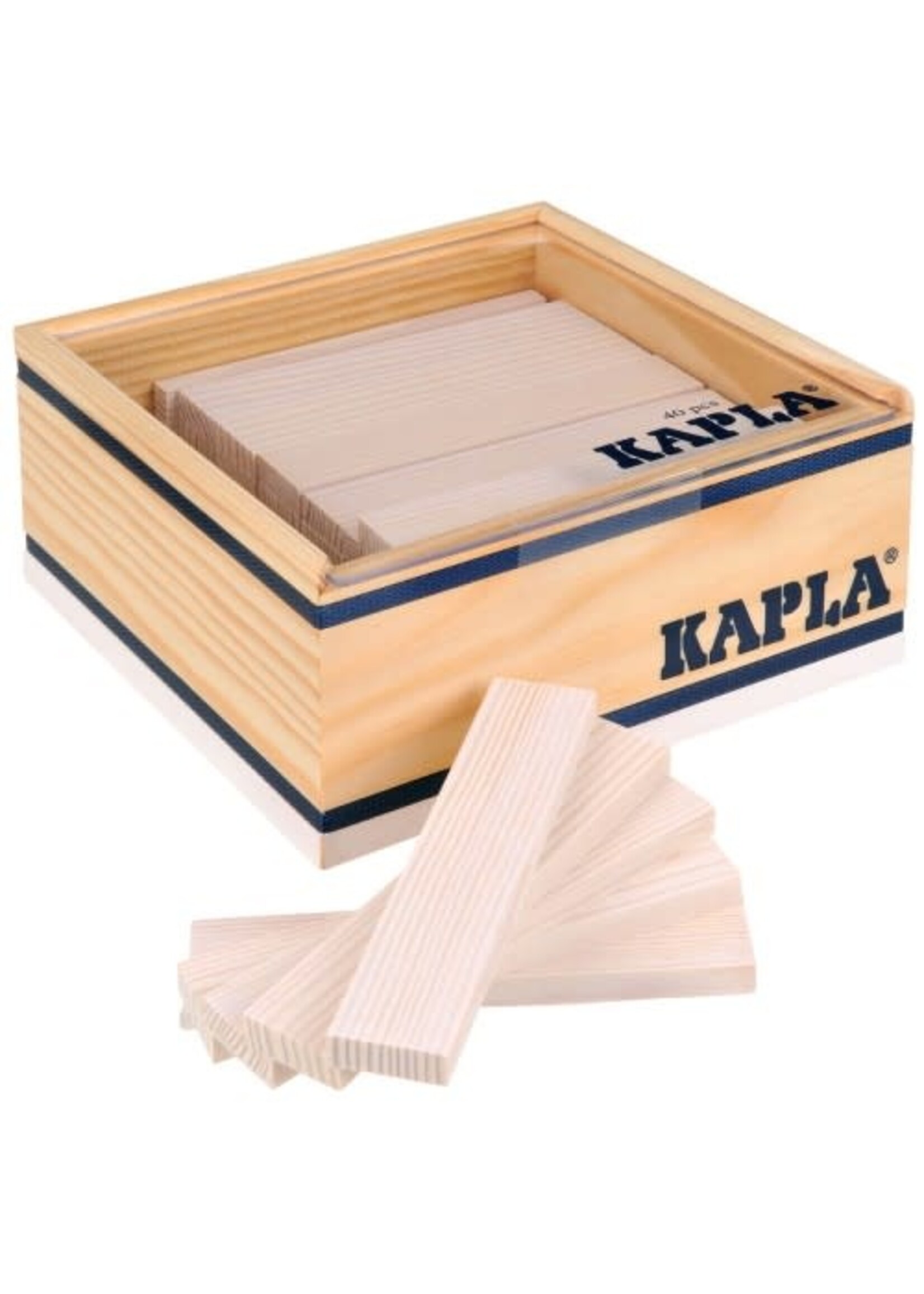 Kapla Kapla kist Wit (40 plankjes)
