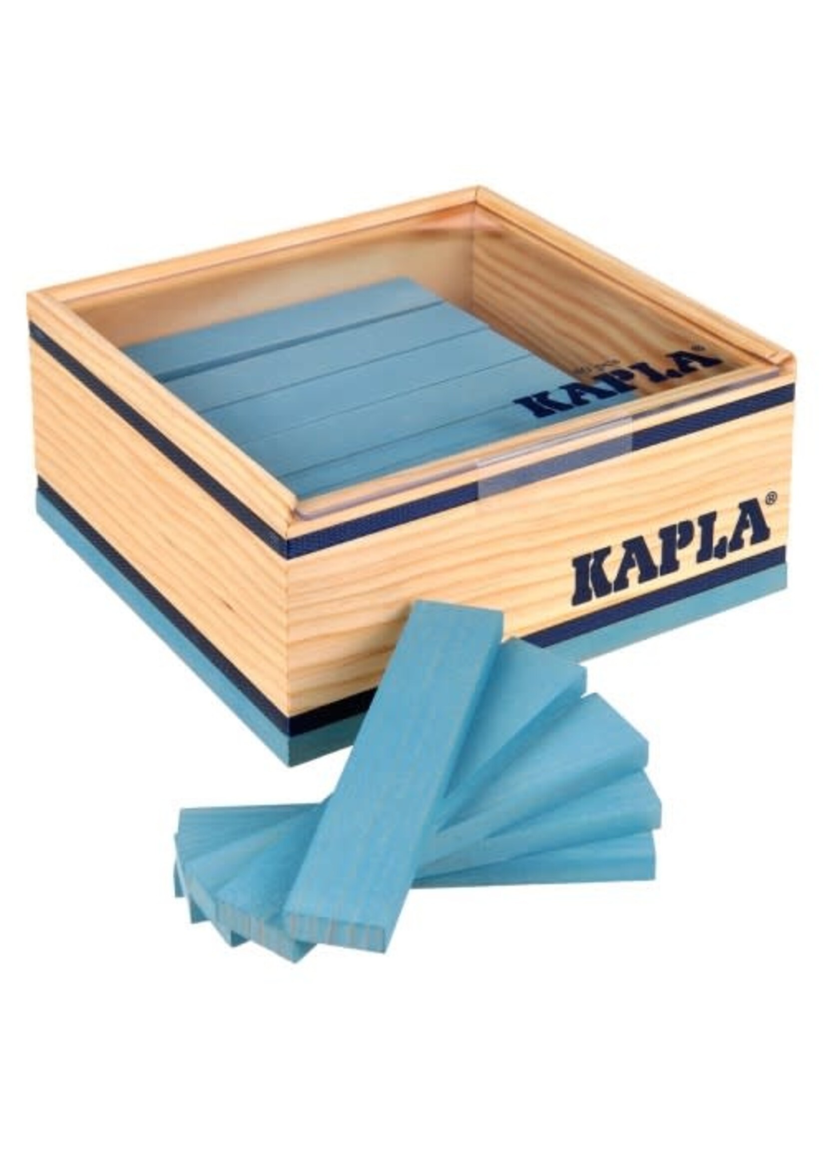 Kapla Kapla kist Lichtblauw (40 plankjes)