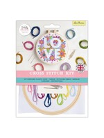 Simple Make Simply Make Borduurpakket Kruissteek Love Flowers