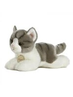 Aurora MiYoni kat grijs/wit 20 cm