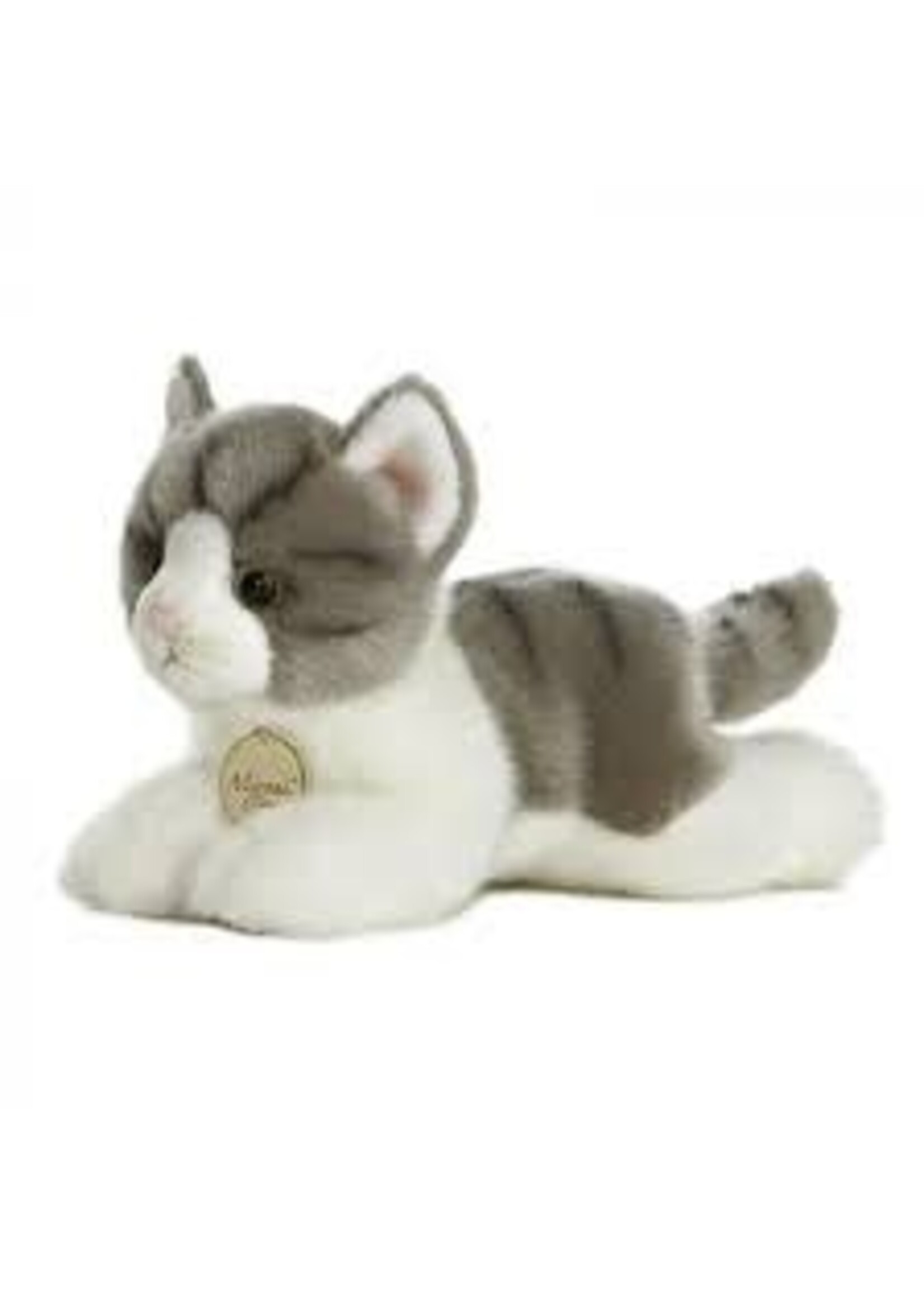 Aurora MiYoni kat grijs/wit 20 cm