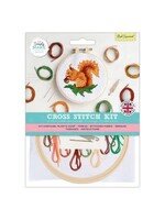 Simply make Simply Make Kruissteek Borduurpakket Rode Eekhoorn