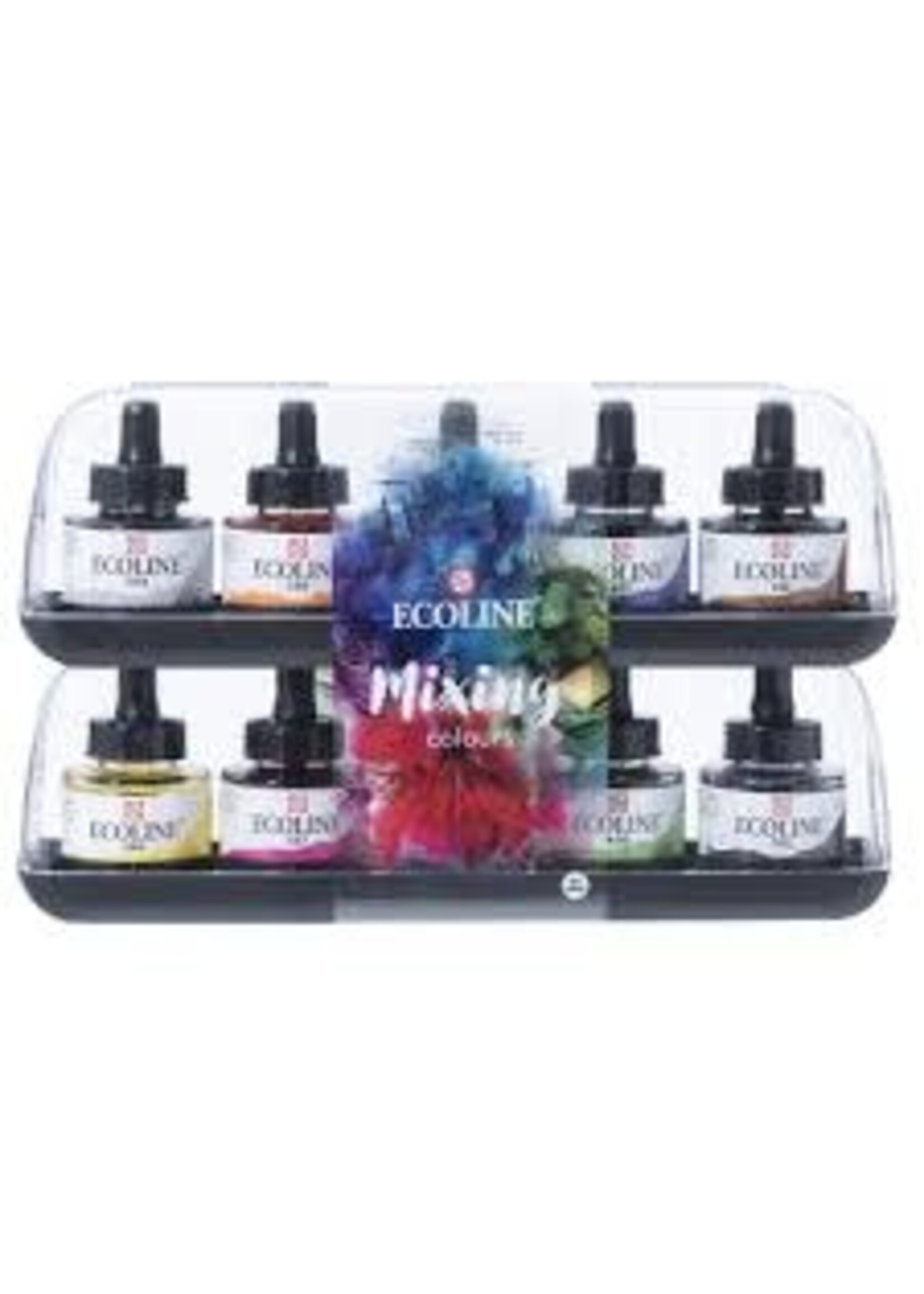 ECOLINE Ecoline Vloeibare waterverf mengset | 10 x 30 ml
