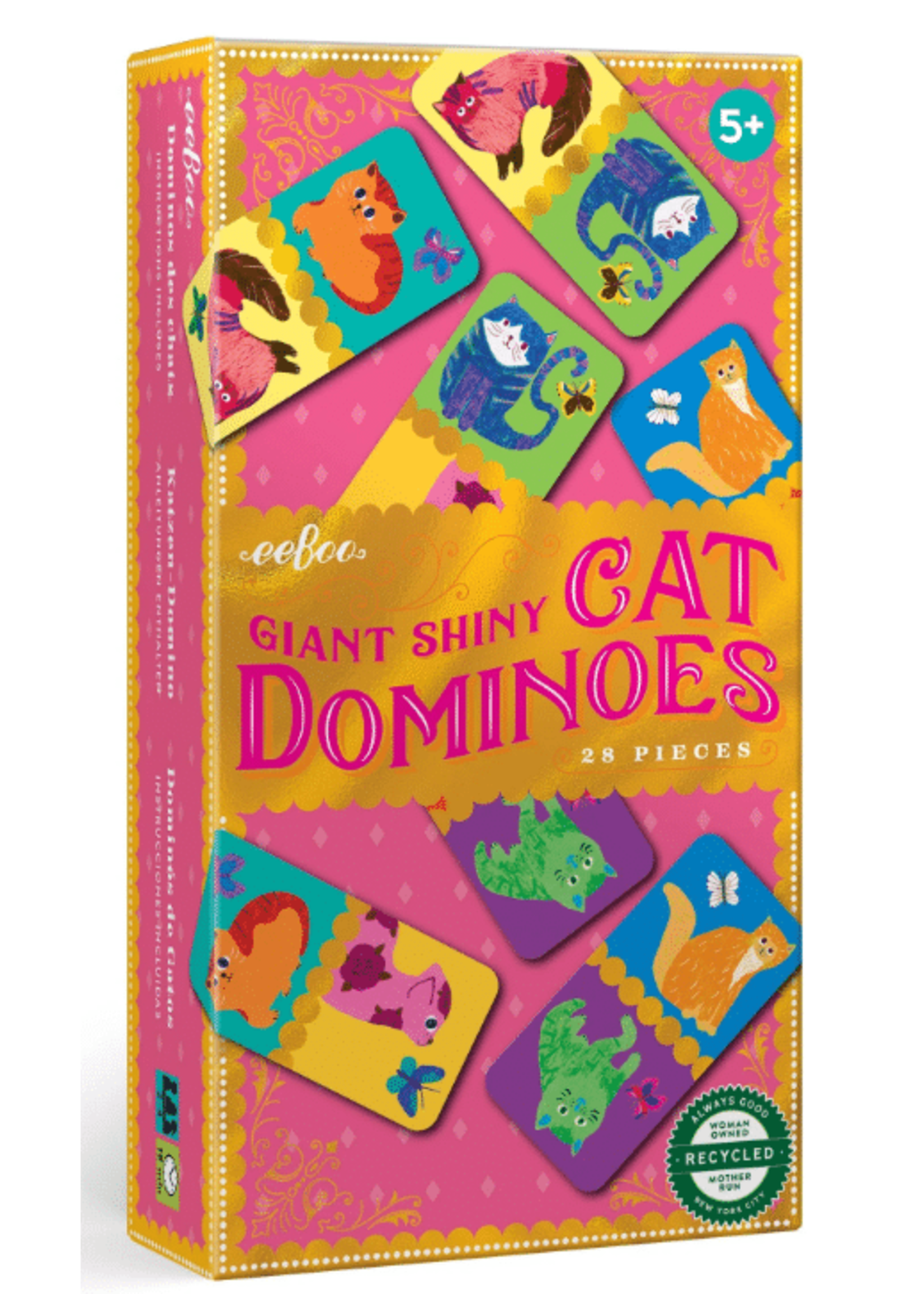 Eeboo Eeboo - Giant shiny Cat dominoes