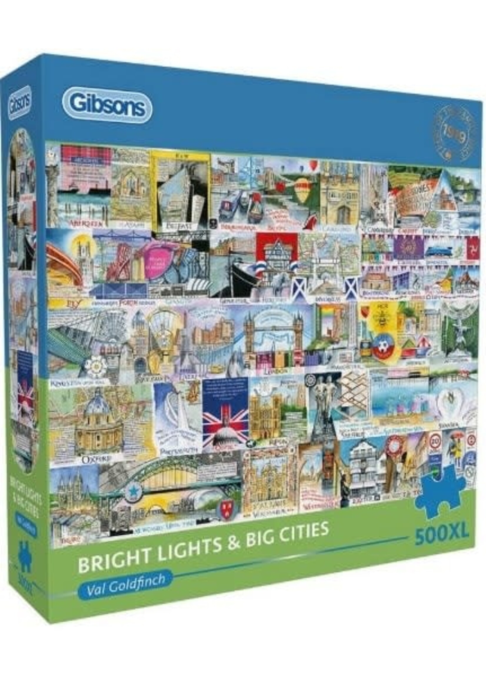 Gibsons Gibsons - Bright Lights & Big Cities (500 XL stukjes)