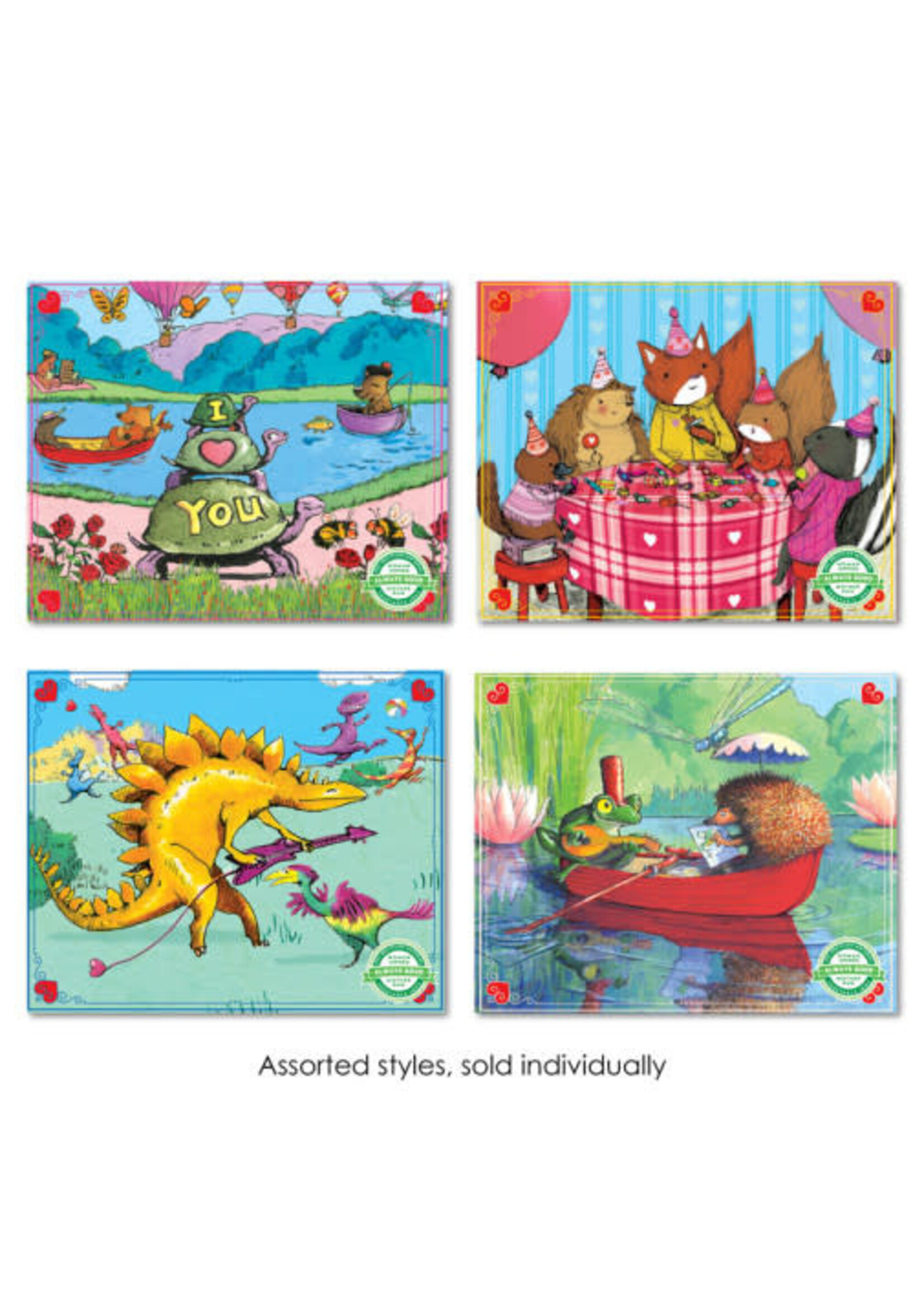 Eeboo Eeboo - Mini puzzel assortiment (36 stukjes)