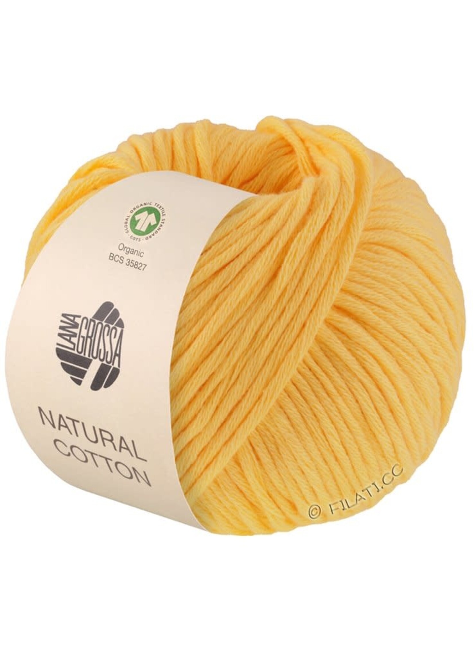 Lana Grossa Lana Grossa Natural Cotton 5 Geel 50 gram