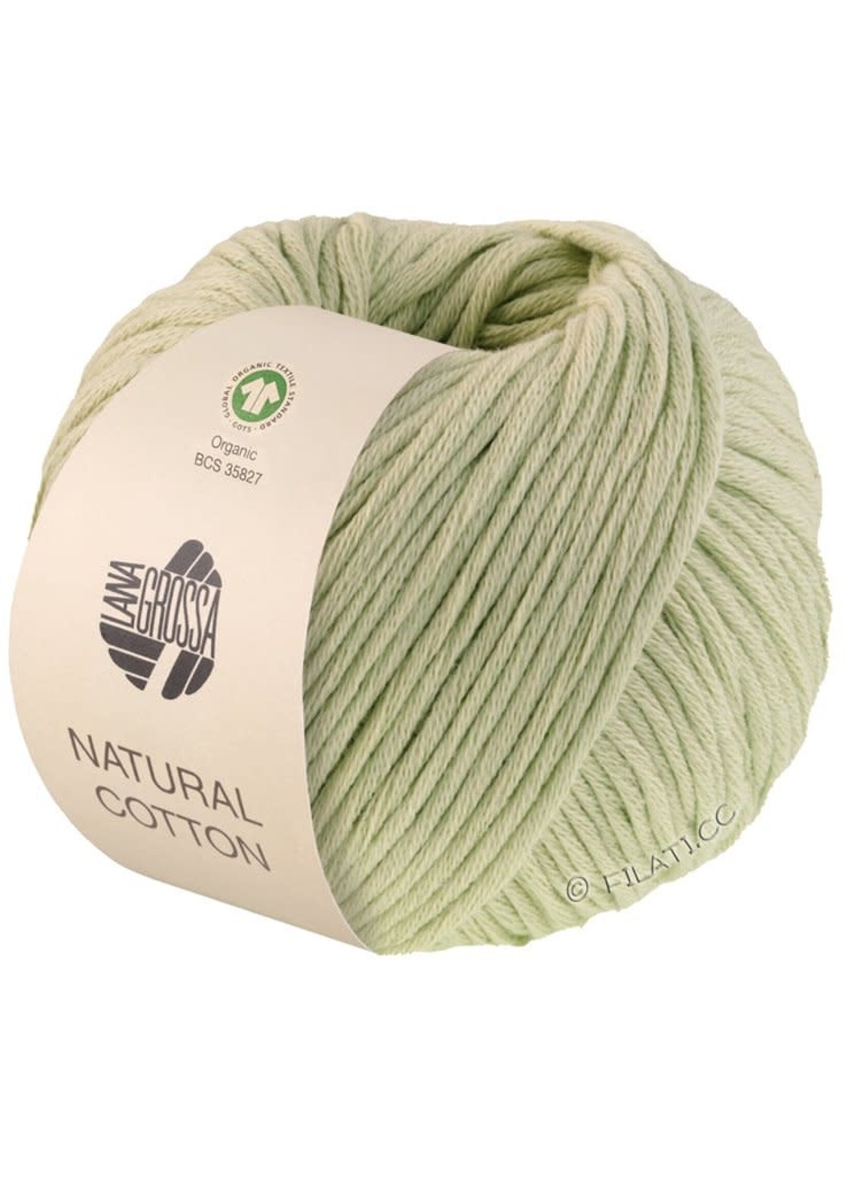 Lana Grossa Lana Grossa Natural Cotton 1 Lindegroen 50 gram