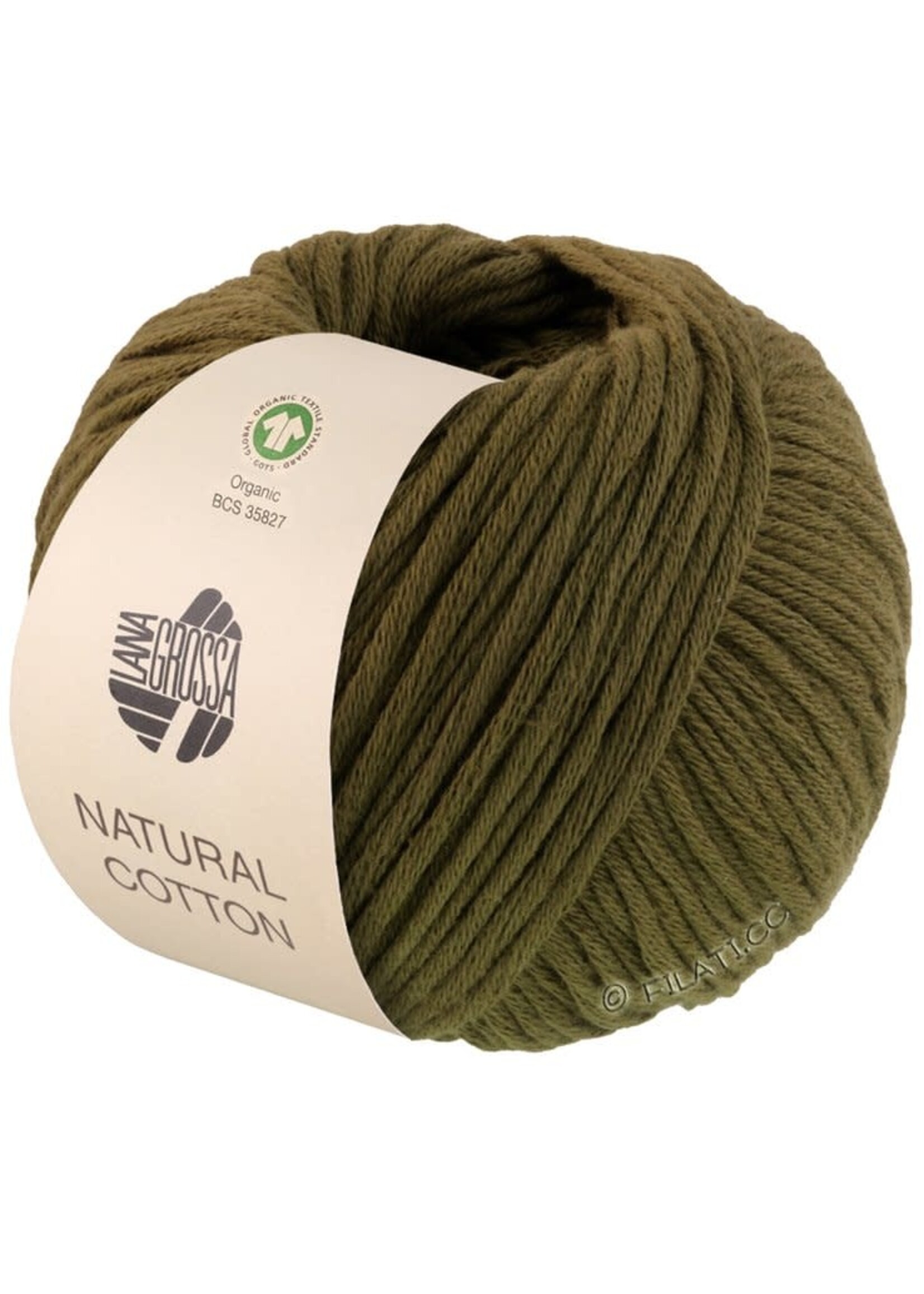 Lana Grossa Lana Grossa Natural Cotton 2 Mosgroen 50 gram