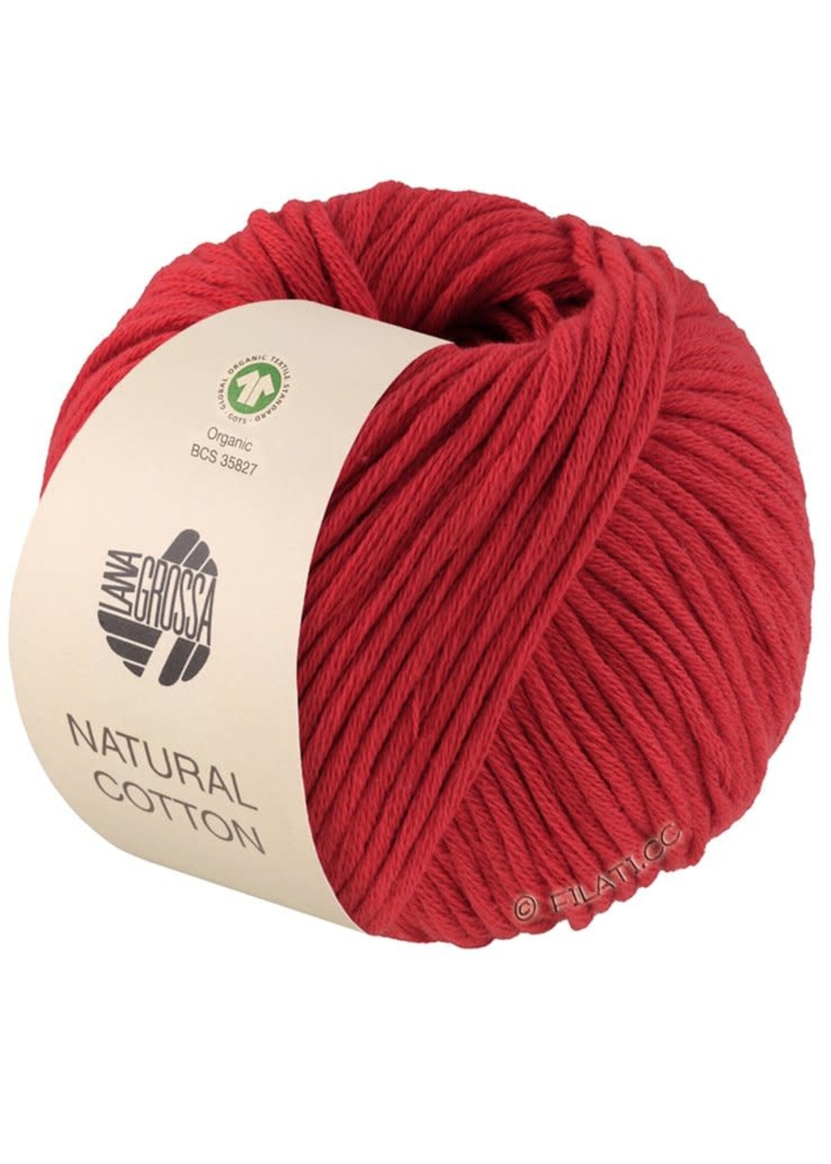 Lana Grossa Lana Grossa Natural Cotton7 Rood 50 gram