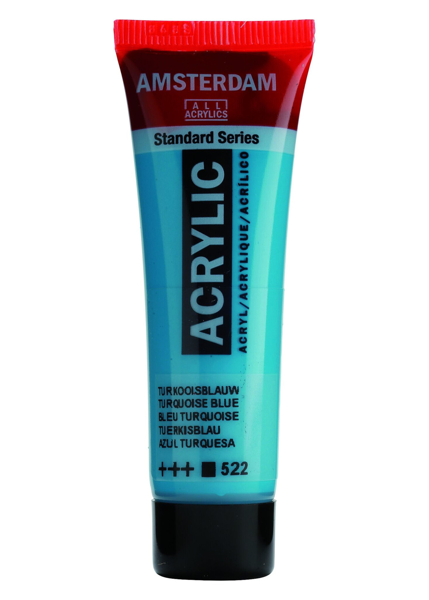 Talens Amsterdam Amsterdam Standard Series Acrylverf Tube 20 ml Turkooisblauw 522