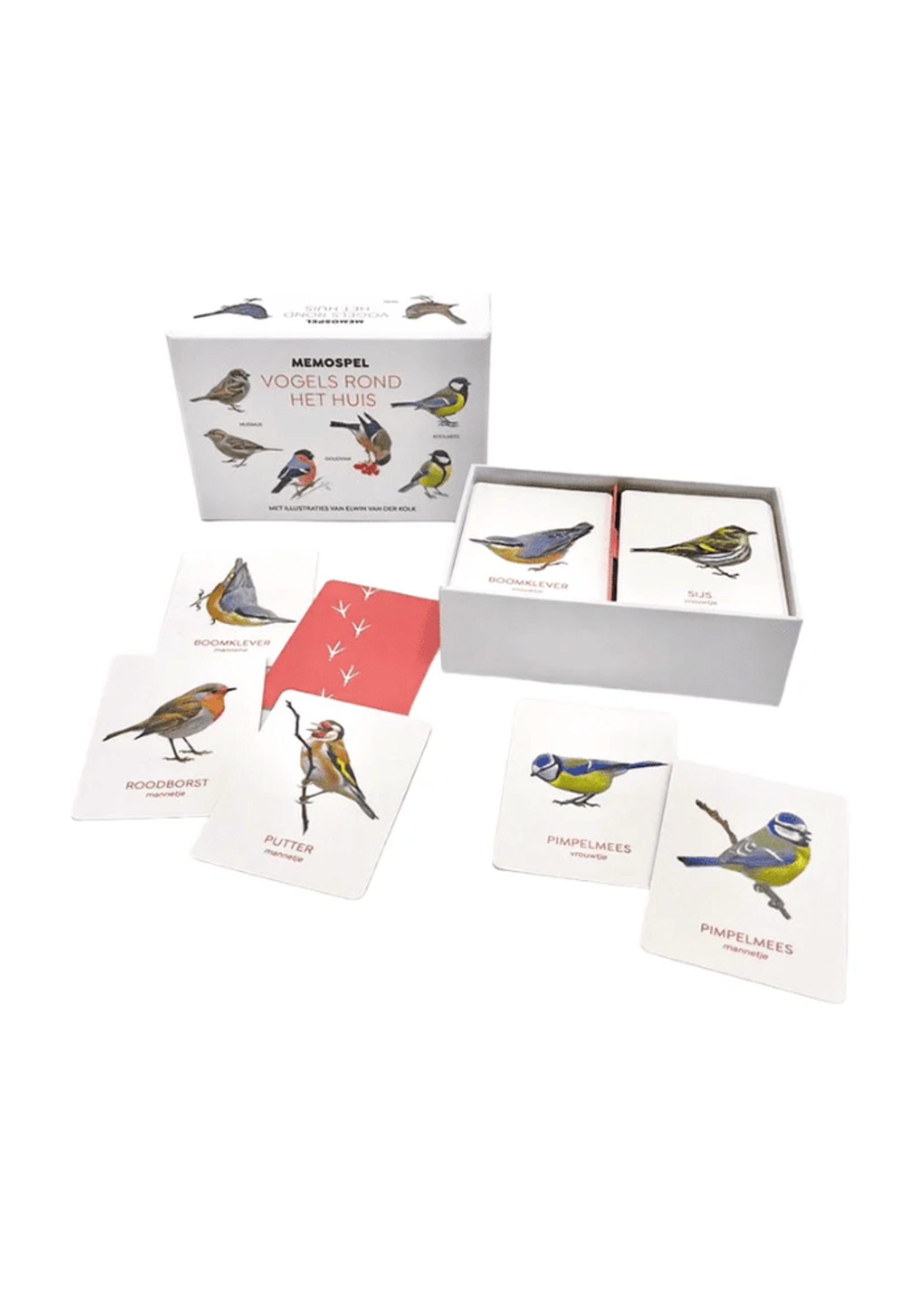 Kosmos Vogels Rond het Huis Memospel