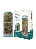 Tonecheer Tone cheer 3D Modelbouwpakket, DIY Huisjes DIY Book Nook Boekensteun Haven Zero, Tone-Cheer, 26,3×9,8x19cm