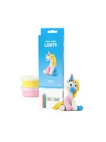 Hey Clay Hey Clay Rainbow Unicorn Lighty