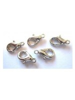 Hobby & crafting Fun Karabiner - Zilver (12 mm, 5 stuks)