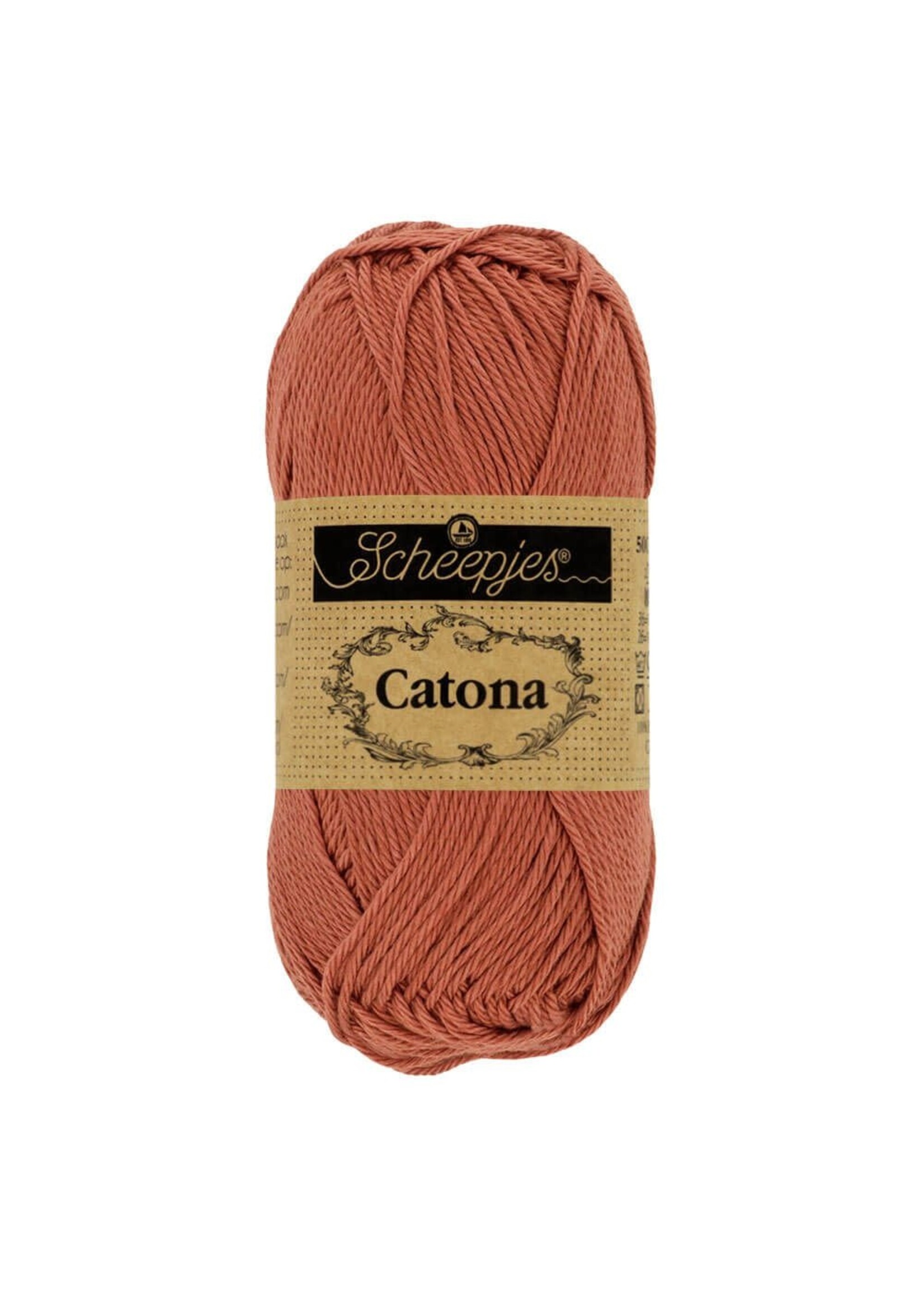 Scheepjes Scheepjes - Catona 25 gram  - Brick Red (Bruin, Rood)