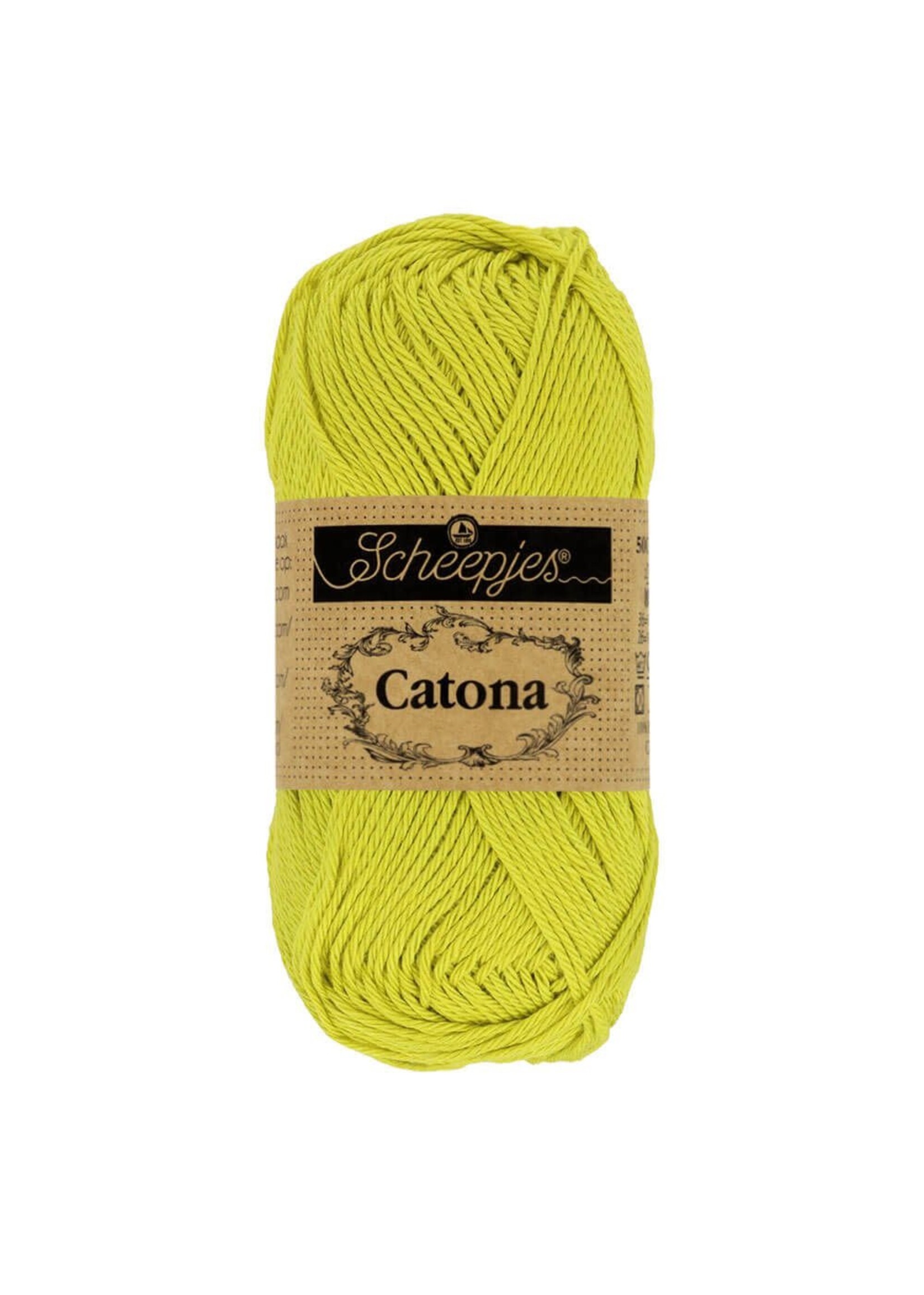 Scheepjes Scheepjes - Catona 25 grsm - Green Yellow (Groen)