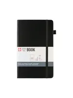 SAKURA Sakura Geruit Harde Kaft Notitieboek Groot Zwart