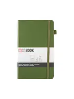 SAKURA Sakura Gelijnd Harde Kaft Notitieboek Groot Dennennaald