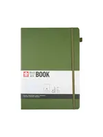 SAKURA Sakura Gelijnd Harde Kaft Notitieboek A4 Dennennaald