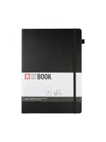 SAKURA Sakura gelijnd harde kaft notitieboek A4 Zwart