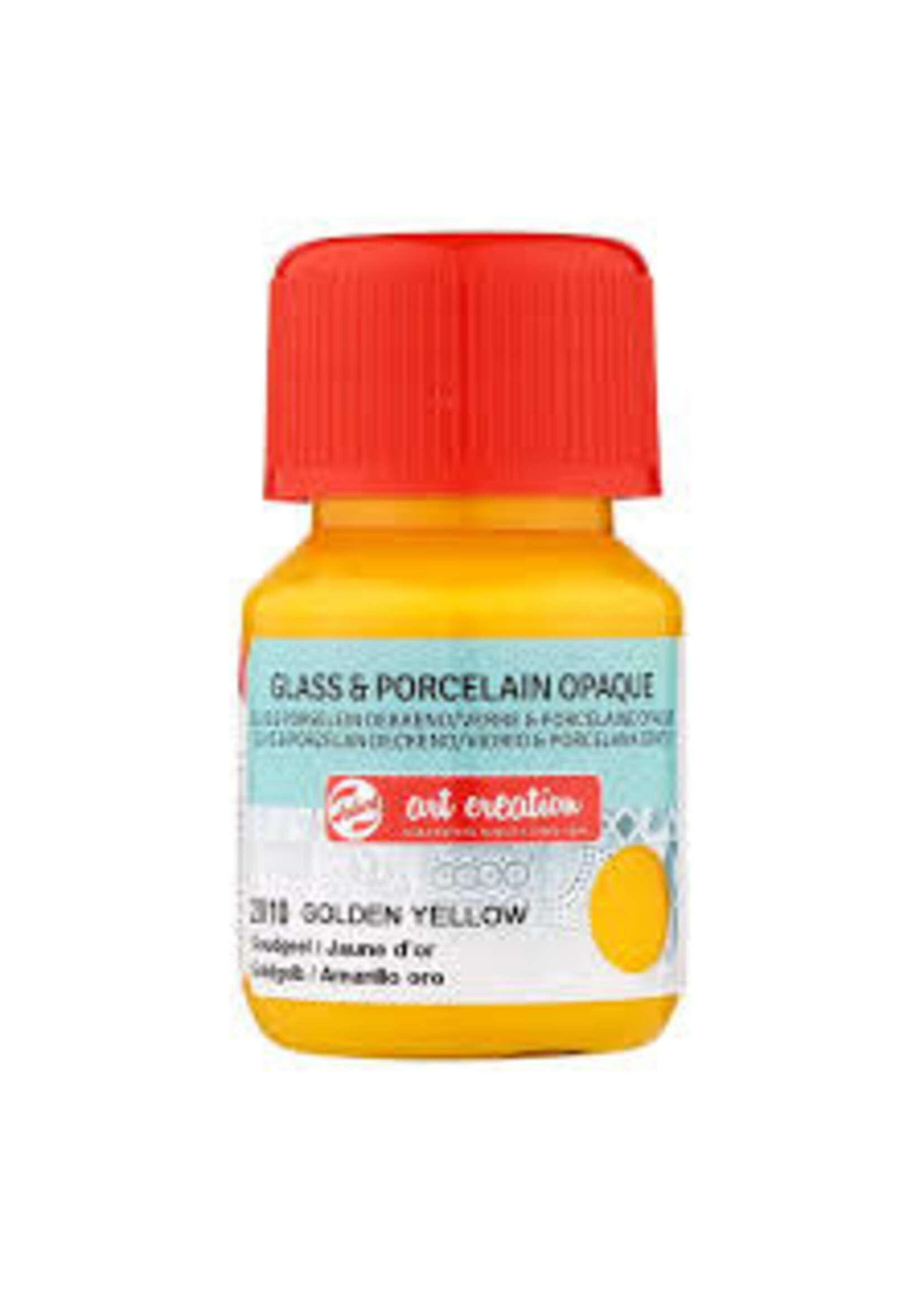 Talens Talens Art Creation Glass & Porcelain Dekkend Fles 30 ml Goudgeel 2010